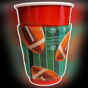 Football Themed Coffee And Drink Sleeve